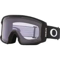 Oakley - Masque de ski - Line Miner M Matte Black Prizm Clear en Silicone - Noir