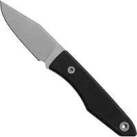 Big Idea Design USA Lookout USA-LO-BLC-MGN, Stonewashed CPM MagnaCut, Black G10, couteau fixe, Mak Kelsay design