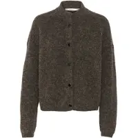 Gestuz Cardigan 'AlphaGZ' chocolat
