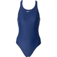 Nike Solid Swimsuit Bleu 34 Femme