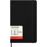 Sonstige Verlage MOLESKINE Calendrier livre 2026 jours L/A5 couverture rigide noir