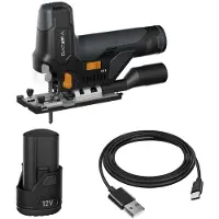 Batavia Scie sauteuse sans fil - Fixxpack 2.0 12 V - usage bois, plastique et métal avec batterie