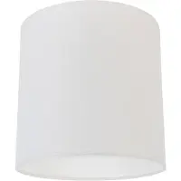 QAZQA Abat-jour en tissu blanc 25/25/25