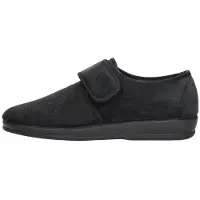 Comfort Plus Heren pantoffels Pantoffels Dicht - zwart - Maat 48
