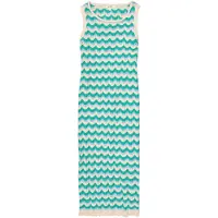 Garcia F50082 Short Sleeve Midi Dress Vert XS Femme