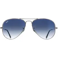 Ray-Ban Ray Ban Large Metal Silver Crystal White (rb3025-0033f) 58