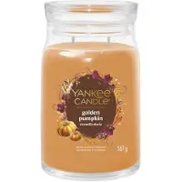 Yankee candle Golden Pumpkin bougie parfumée Signature 567 g