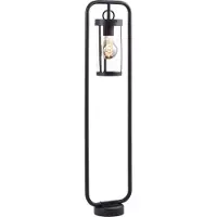 Brilliant Lampe d'extérieur Sidney, 85 cm, en métal noir/transparent et verre