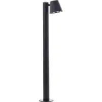 Brilliant Lampadaire extérieur noir Bari | hauteur 80 cm | GU10 max. 10W | métal/plastique