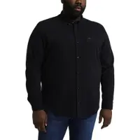 Lee Button Down Long Sleeve Shirt Noir M Homme