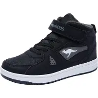 Kangaroos Kalley : chaussures pour enfants, modèles pour garçons, bottes, bottes à scratch, couleur noire, pour le quotidien