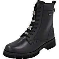 Remonte Bottines à lacets pour femmes Noir, Couleur:noir, EU Taille:42