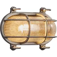 Nordlux Applique d'extérieur IP 64 Helford, Variante : 190 x 125 x 110 mm, nickel