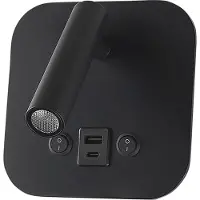 V-TAC LED-Wandleuchte VT-80068, 8W, 3000K, EEK: F, CREE Chip, 830lm, IP20, schwarz (830 lm)