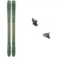 Blizzard - Packs skis de randonnée - Skis de randonnée - Pack Zero G 096 W 2026 pour Femme en Bois - Vert