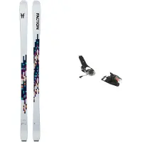 Faction - Packs (skis + fix) - Skis de bosses - Pack Le Mogul Ski 2026 - Blanc