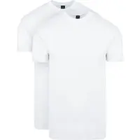 Suitable Obra T-Shirt à Col Rond Haut Blanc 2-Pack
