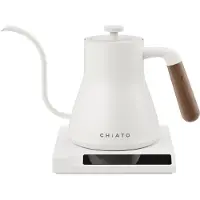 Chiato Bouilloire électrique flowPLAY Gooseneck - 0,6 L, blanche
