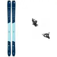 Blizzard - Packs skis de randonnée - Skis de randonnée - Pack Zero G 088 W 2026 pour Femme en Bois - Bleu
