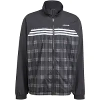 Adidas Veste mi-saison 'Tartan' anthracite / sapin / noir / blanc
