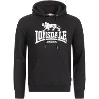 Lonsdale Sweat-shirt 'Fremington' noir / blanc