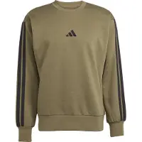 Adidas Essentials 3 Stripes Fleece Sweatshirt Vert XL Homme
