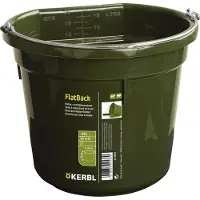Kerbl Seau Flatback 20l Vert 18 L