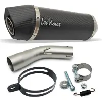 Leovince Lv One Evo Kawasaki Ninja 125 Abs 19-24/z 125 19-20/z 125 Abs 19-24 Homologated Muffler Argenté Homologated
