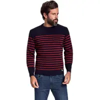 Armor Lux Pull Marin Rayé Molène - Laine