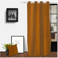 Soleil D Ocre Rideaux, stores SPIRIT - Jaune - 135x250 cm