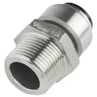 Roth overgang rustfri stål 18 mm x 34" embout