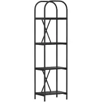 vidaXL Étagère Chêne noir 40 x 30 x 146 cm Bois d'ingénierie