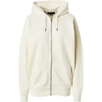 Superdry pour femme. W2012350A Studios sweat-shirt zippé blanc (XS), Casuel, Polister recyclé, Durable