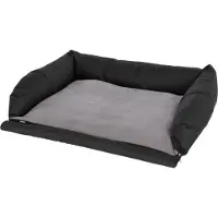Kerbl Lit de voiture pour chiens 95x75x16 cm Gris et noir 80584