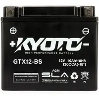 Kyoto Batterie Sla Pour Moto Kawasaki 650 Kle Versys Abs 2007 À 2020 Ytx12-Bs Sla / 12v 10ah Neuf