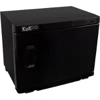 MonsterShop Chauffe-Serviettes Sèche Serviette Vapeur Salon d'Esthétique Spa- Noir - 23 L