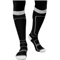 Siroko Ultimate Glide B&w Long Socks Noir EU 40-43 Homme,Femme