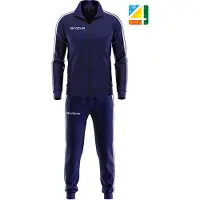 Givova Academy Cotton Terry Tracksuit Gris 6-8 Years Garçon