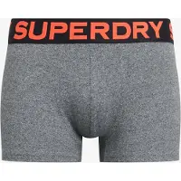Superdry M3110461a Trunk Boxers 2 Units Gris 2XL Homme