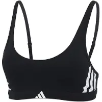 Adidas Brassières ACTIVE ESSENTIALS COTTON 3 STRIPES femmes - Noir - EU S