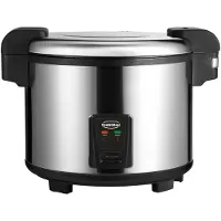 CombiSteel Cuiseur à riz électrique RC-54 - acier inoxydable, 5,4 litres, fonction maintien au chaud