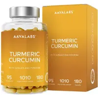 Aavalabs Curcumine + Pipérine - vegan, 180 St KAP