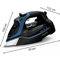 Rowenta DW9411D1 Fer à vapeur 3000W Noir et Bleu