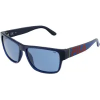 FILA Lunettes de Soleil SFI006 57/14/145 Blu pieno opaco Injected MAN SFI006