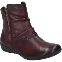 Josef seibel , modèle : Naly 24, bottines pour femmes, couleur rouge, style décontracté