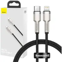 Baseus Câble Usb-C vers Lightning Cafule, Pd, 20W, 0.25M (Noir)