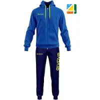 Givova King Cotone Terry Poker Tracksuit Bleu 10-12 Years Enfants