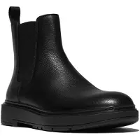 FitFlop Skandi Tumbled Leather Chelsea Booties Noir EU 41 Homme