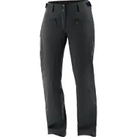 Salomon - Pantalon de ski imperméable et isolant - Edge Pant W Deep Black pour Femme - Taille S - Noir