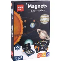 APLI Kids 19272 jeu magnétique "Système solaire", 27 aimants